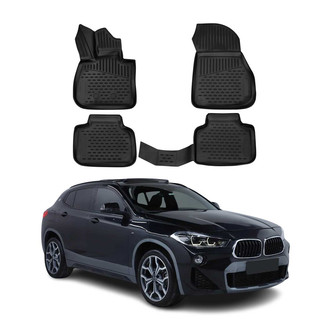 OMAC® - Classic 1st & 2nd Row Black Floor Mat Set