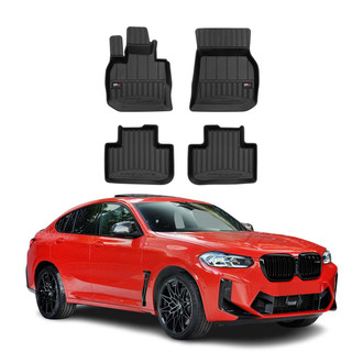 OMAC® - Premium 1st & 2nd Row Black Floor Mat Set