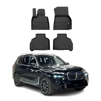 OMAC® - Premium 1st & 2nd Row Black Floor Mat Set
