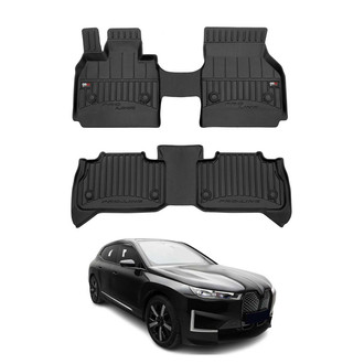 OMAC® - Premium 1st & 2nd Row Black Floor Mat Set