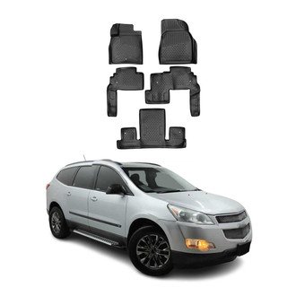 OMAC® - Classic 1st & 2nd Row Black Floor Mat Set