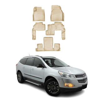 OMAC® - Classic 1st & 2nd Row Beige Floor Mat Set