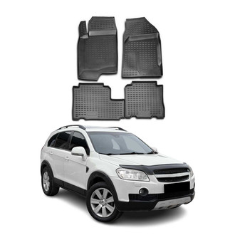 OMAC® - Classic 1st & 2nd Row Black Floor Mat Set