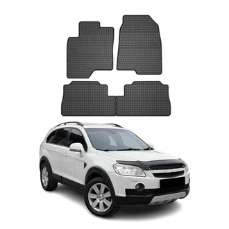 OMAC® - Classic 1st & 2nd Row Black Floor Mat Set