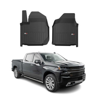 OMAC® - Premium 1st & 2nd Row Black Floor Mat Set