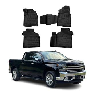 OMAC® - Classic 1st & 2nd Row Black Floor Mat Set