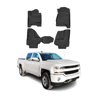 OMAC® - Classic 1st & 2nd Row Black Floor Mat Set