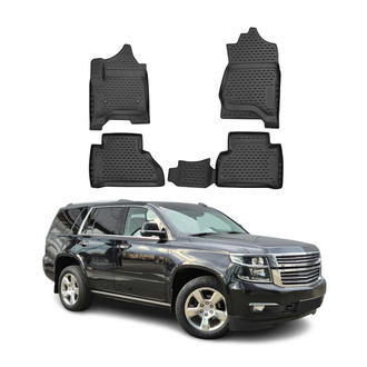 OMAC® - Classic 1st & 2nd Row Black Floor Mat Set