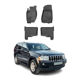 OMAC® - Premium 1st & 2nd Row Black Floor Mat Set