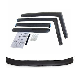 OMAC® - Black Bug Shield Hood and Wind Deflector Kit