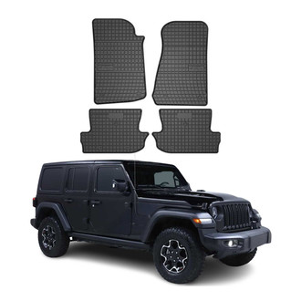 OMAC® - Classic 1st & 2nd Row Black Floor Mat Set