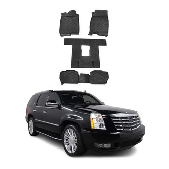 OMAC® - Classic 1st & 2nd Row Black Floor Mat Set