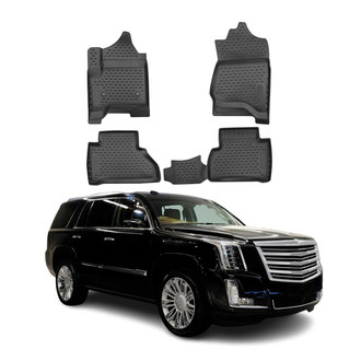 OMAC® - Classic 1st & 2nd Row Black Floor Mat Set