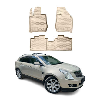 OMAC® - Classic 1st & 2nd Row Beige Floor Mat Set