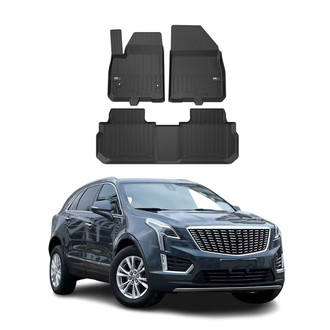 OMAC® - Premium 1st & 2nd Row Black Floor Mat Set