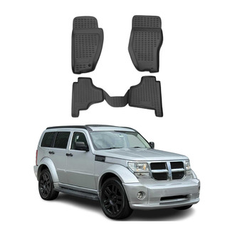 OMAC® - Classic 1st & 2nd Row Black Floor Mat Set