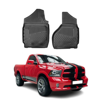 OMAC® - Classic 1st & 2nd Row Black Floor Mat Set