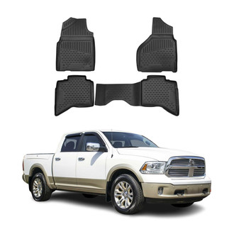 OMAC® - Classic 1st & 2nd Row Black Floor Mat Set