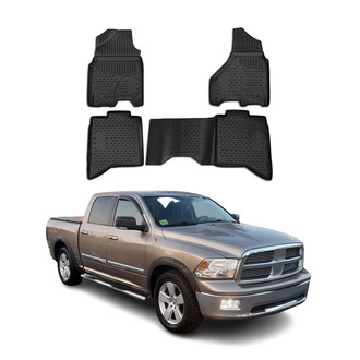 OMAC® - Classic 1st & 2nd Row Black Floor Mat Set