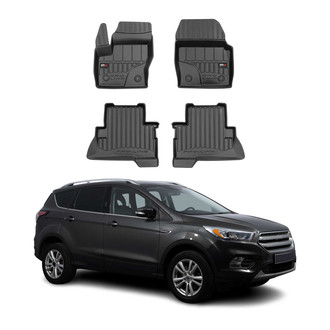 OMAC® - Premium 1st & 2nd Row Black Floor Mat Set