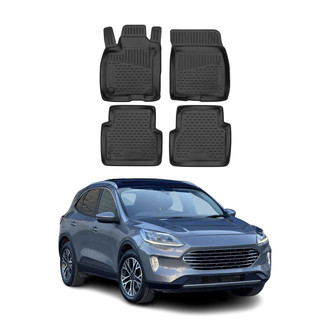 OMAC® - Classic 1st & 2nd Row Black Floor Mat Set
