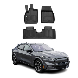 OMAC® - Premium 1st & 2nd Row Black Floor Mat Set