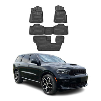 OMAC® - Classic 1st & 2nd Row Black Floor Mat Set