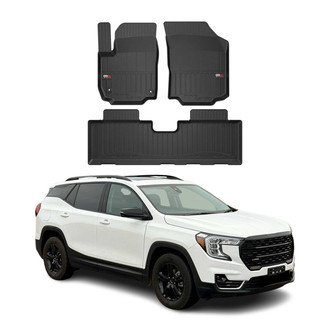 OMAC® - Premium 1st & 2nd Row Black Floor Mat Set