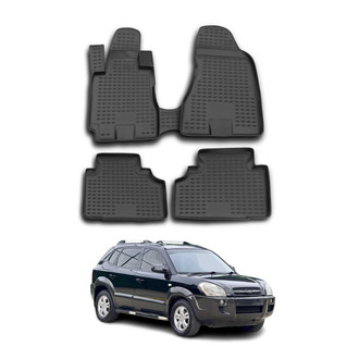 OMAC® - Classic 1st & 2nd Row Black Floor Mat Set