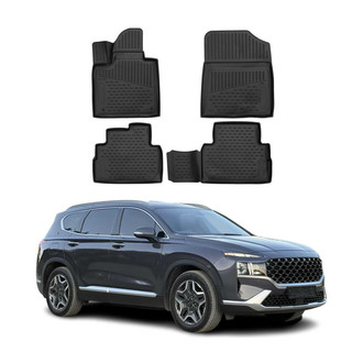 OMAC® - Classic 1st & 2nd Row Black Floor Mat Set