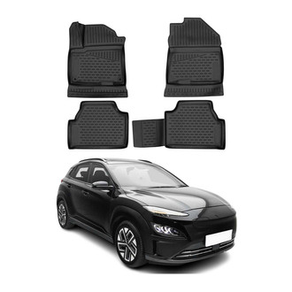 OMAC® - Classic 1st & 2nd Row Black Floor Mat Set