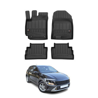 OMAC® - Premium 1st & 2nd Row Black Floor Mat Set