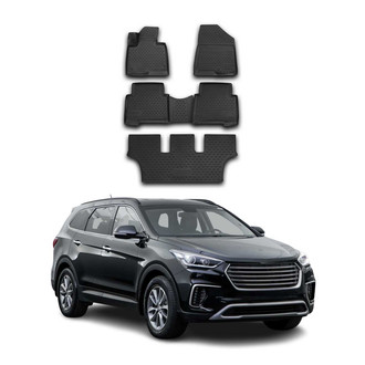 OMAC® - Classic 1st & 2nd Row Black Floor Mat Set