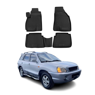 OMAC® - Classic 1st & 2nd Row Black Floor Mat Set