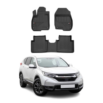 OMAC® - Premium 1st & 2nd Row Black Floor Mat Set