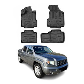 OMAC® - Classic 1st & 2nd Row Black Floor Mat Set