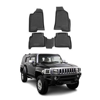 OMAC® - Classic 1st & 2nd Row Black Floor Mat Set