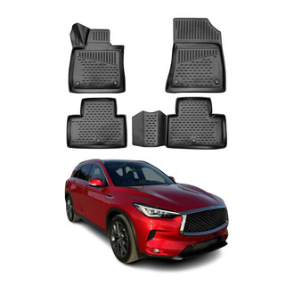 OMAC® - Classic 1st & 2nd Row Black Floor Mat Set