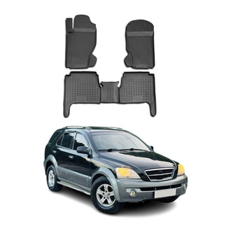 OMAC® - Classic 1st & 2nd Row Black Floor Mat Set