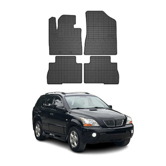 OMAC® - Classic 1st & 2nd Row Black Floor Mat Set