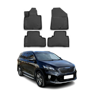 OMAC® - Classic 1st & 2nd Row Black Floor Mat Set
