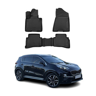 OMAC® - Classic 1st & 2nd Row Black Floor Mat Set