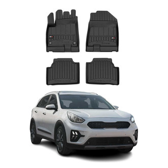 OMAC® - Premium 1st & 2nd Row Black Floor Mat Set
