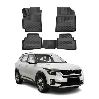 OMAC® - Classic 1st & 2nd Row Black Floor Mat Set