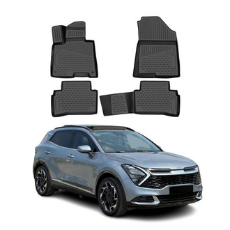 OMAC® - Classic 1st & 2nd Row Black Floor Mat Set