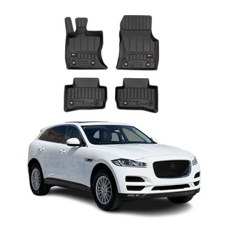 OMAC® - Premium 1st & 2nd Row Black Floor Mat Set