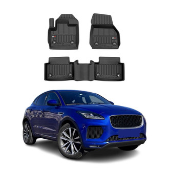 OMAC® - Premium 1st & 2nd Row Black Floor Mat Set