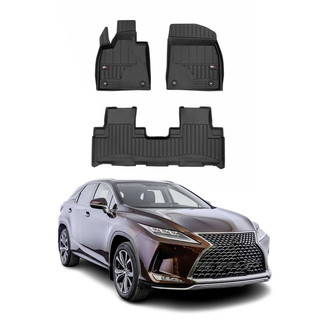 OMAC® - Premium 1st & 2nd Row Black Floor Mat Set