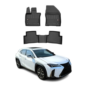OMAC® - Premium 1st & 2nd Row Black Floor Mat Set