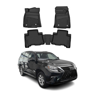 OMAC® - Classic 1st & 2nd Row Black Floor Mat Set